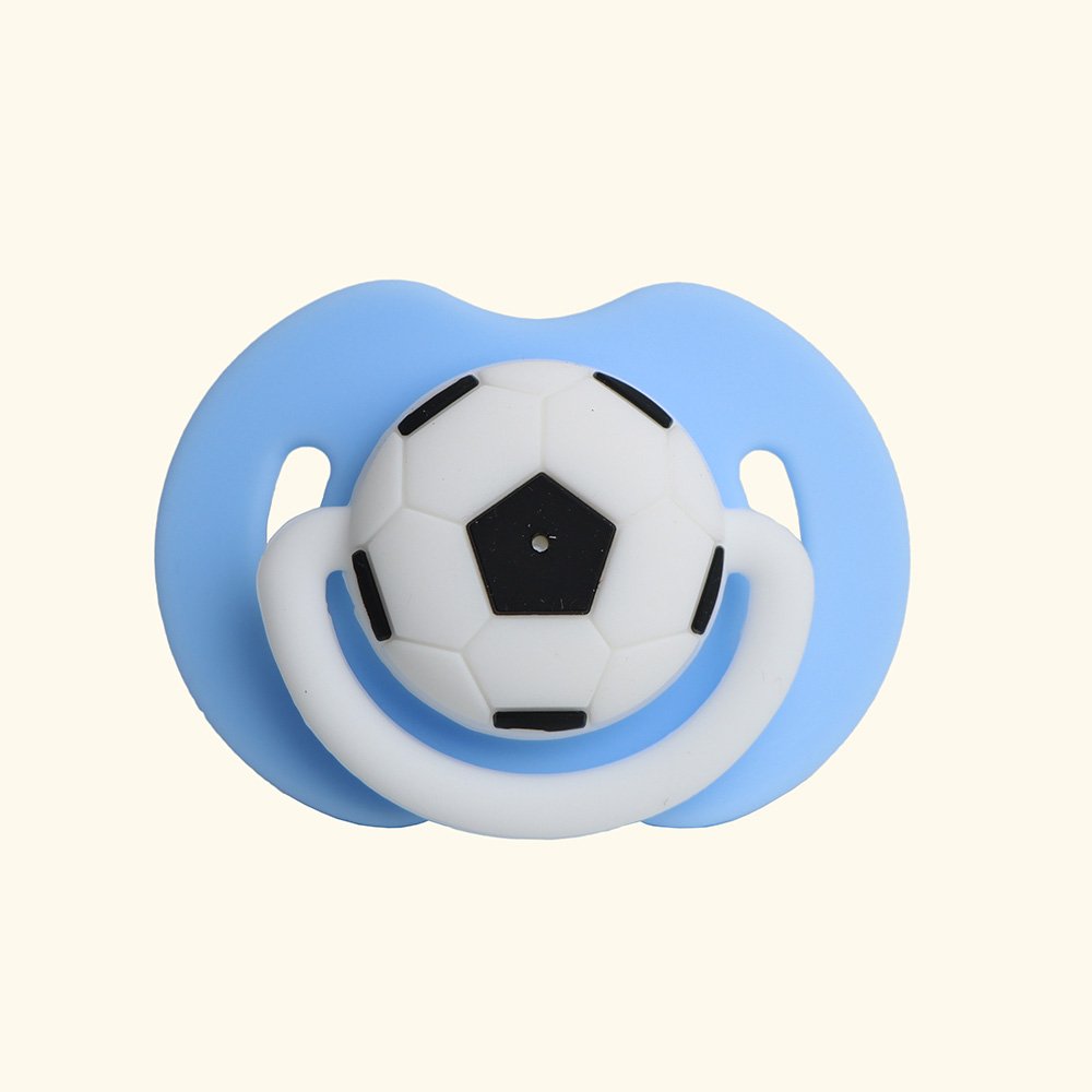 factory wholesale soccer shaped baby pacifier food grade quality for infants 0 24 months factory wholesale soccer shaped baby pacifier food grade quality for infants 0 24 months