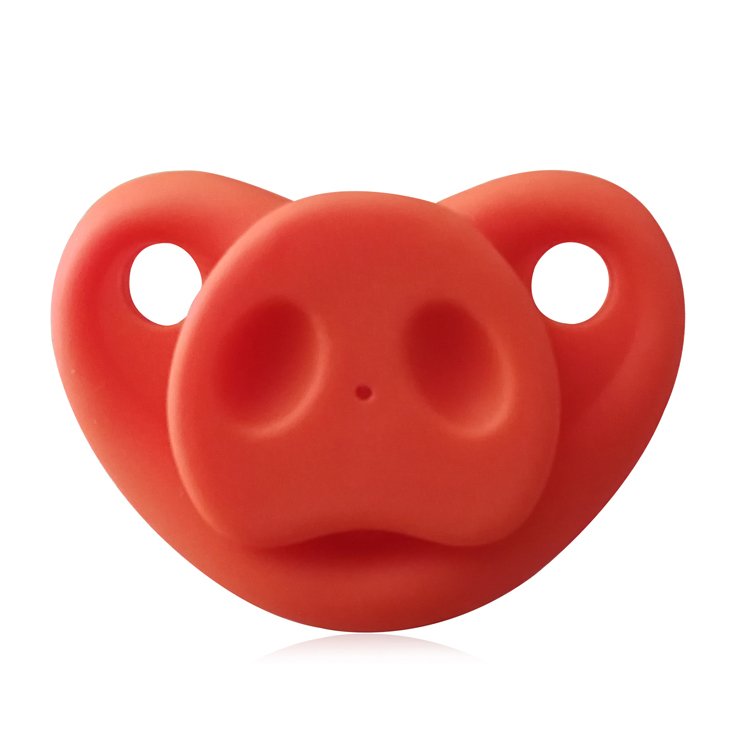 new style cute pig nose silicone baby pacifier funny personalized bpa free product