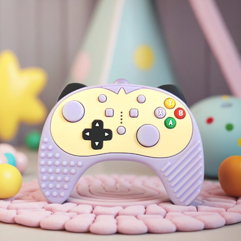 magemior silicone soft chew teether non toxic remote shaped baby toy for babies & toddlers