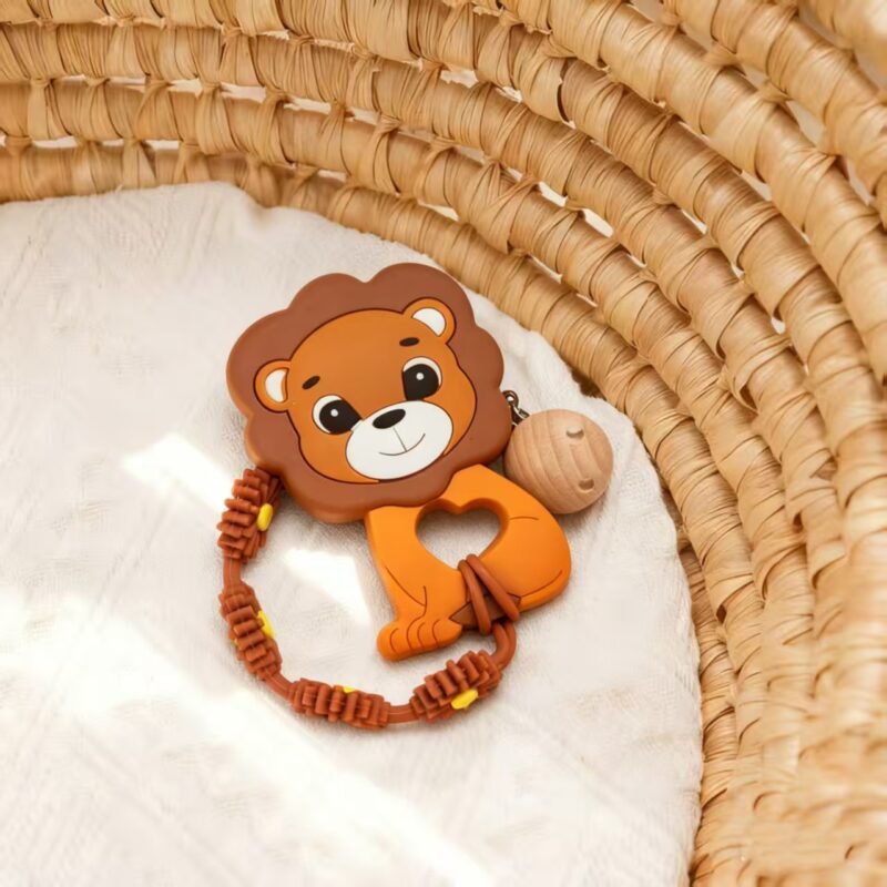 bestseller food safe silicone teether, holiday gift for infants & toddlers, christmas stocking filler