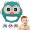 Hot Selling Owl Shape Silicone Teether - Food Grade, CE & CPC Certified, DIY Baby Teething Toy for 0-4 Year Olds import placeholder for 14734991