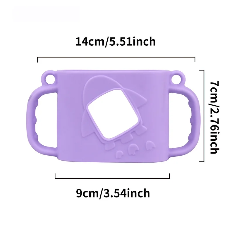 rocket styled silicone cup handle with protective cover, suitable for 6.5 8cm diameter cups (for all ages) rocket styled silicone cup handle with protective cover, suitable for 6.5 8cm diameter cups (for all ages)