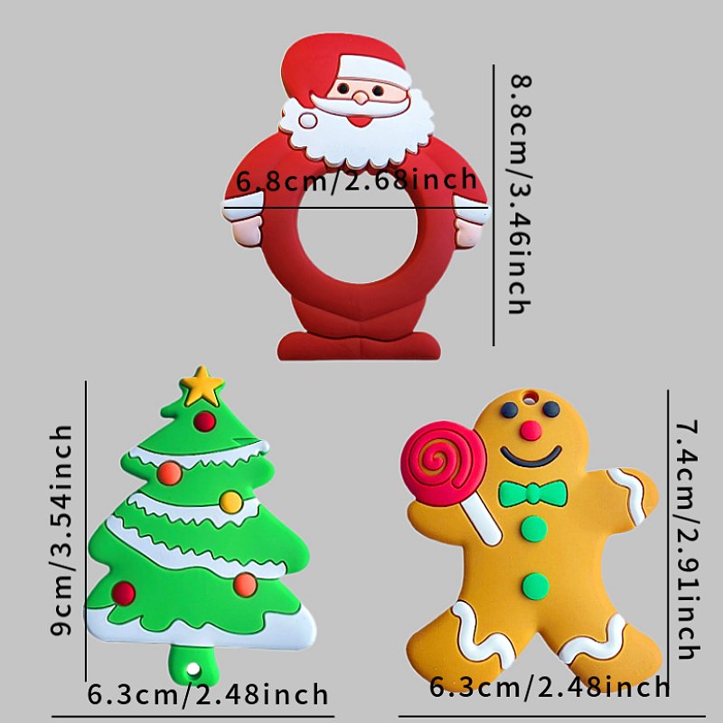 2025 wholesale christmas baby teether toy silicone soother & anti drop teether for infants 2025 wholesale christmas baby teether toy silicone soother & anti drop teether for infants