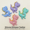 Yikang Food Grade Silicone Baby Teether - Dinosaur Toys for Newborns 0-2 Years, Sensory BPA-Free Gum Soother import placeholder for 14734819