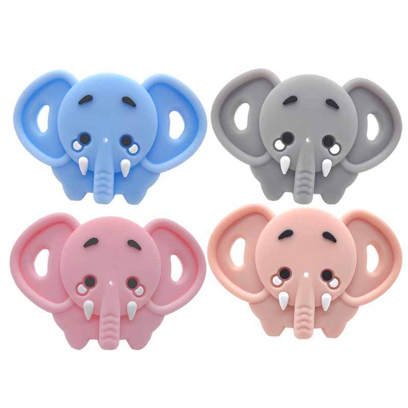 baby elephant teether, bpa free silicone teething toys for newborns, factory direct with fast shipping baby elephant teether, bpa free silicone teething toys for newborns, factory direct with fast shipping
