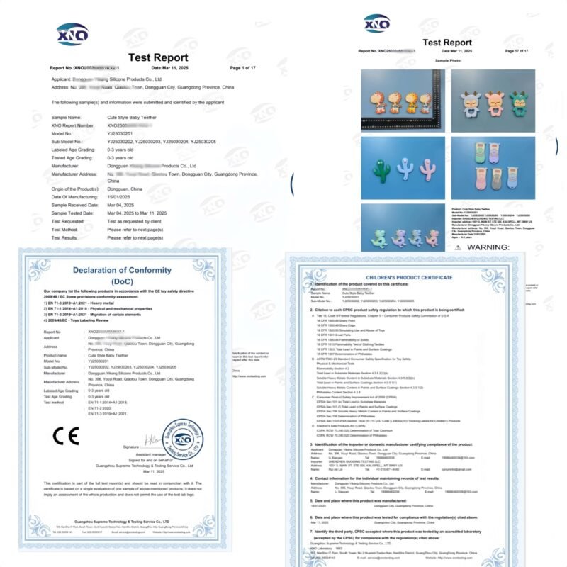 yikang food grade silicone baby teether dinosaur toys for newborns 0 2 years, sensory bpa free gum soother