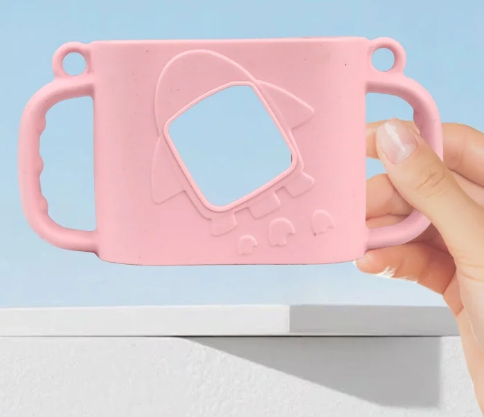 7 colors custom silicone cup sleeve fits 6.5 8.0cm diameter cup food grade heat proof holder for stanley coffee mug