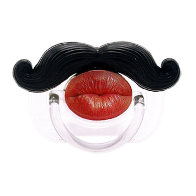 original best seller mustache shape baby pacifier bpa free silicone teething toy for 0 24 m, funny novelty design,fast shipping