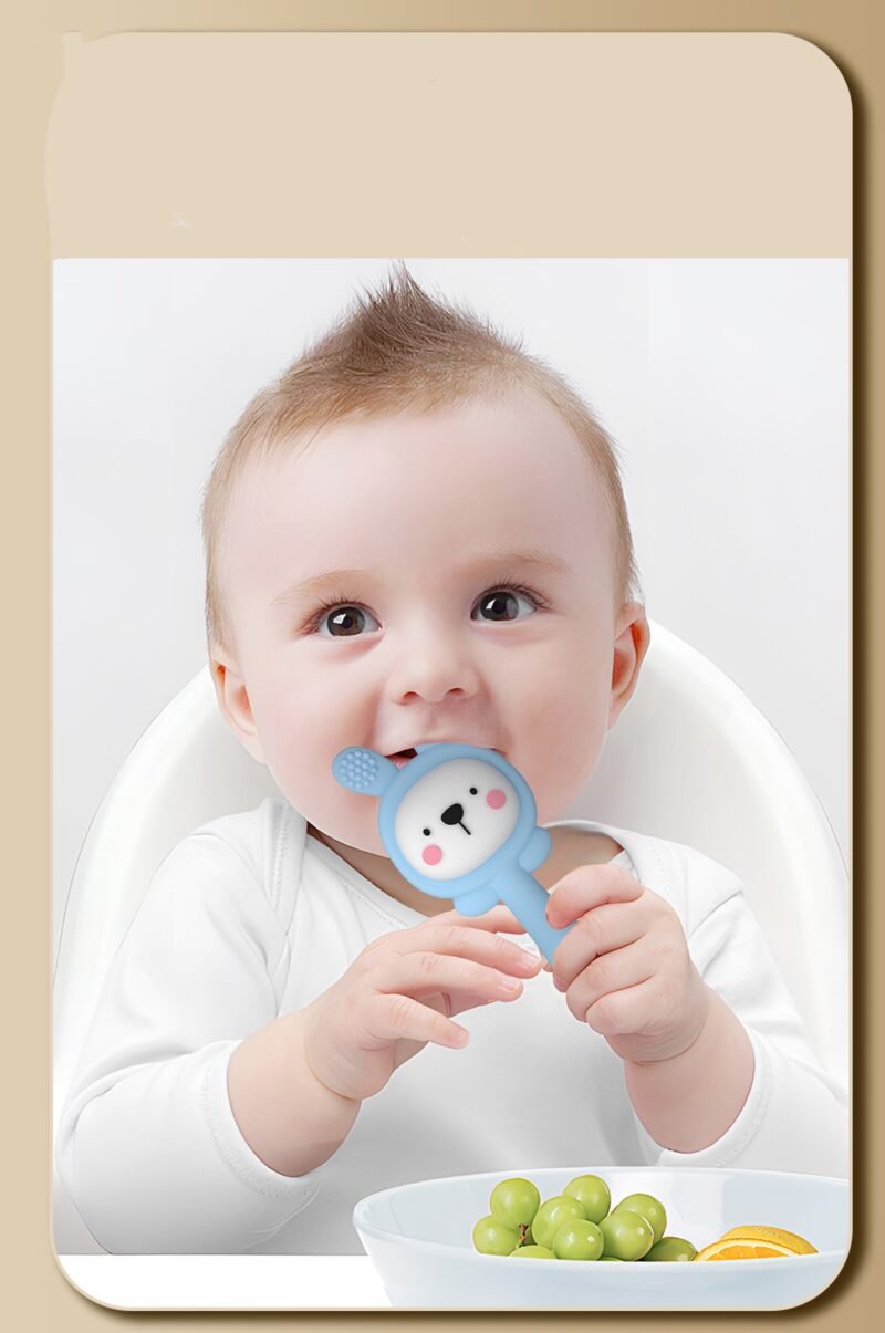 2025 infant developmental rattle teether bpa free abs animal toy for babies 0 24 months