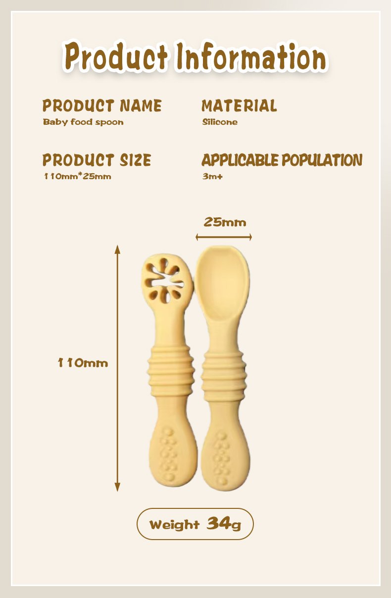 food grade silicone baby spoon set, bpa free & latex free, dishwasher safe for newborns & toddlers, easy clean weaning utensils food grade silicone baby spoon set, bpa free & latex free, dishwasher safe for newborns & toddlers, easy clean weaning utensils