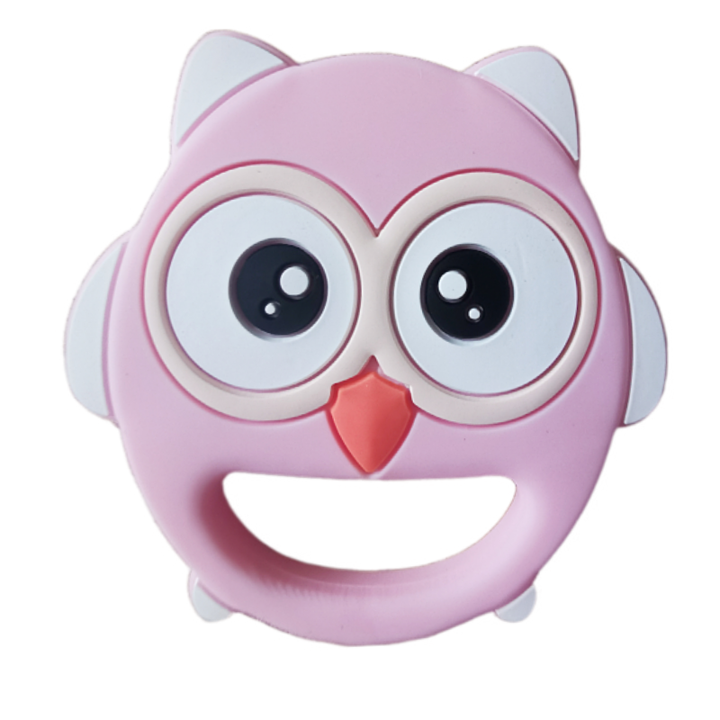 owl baby teether silicone toy cpc/ce certified, 4 colors, factory direct, fast shipping & custom support owl baby teether silicone toy cpc/ce certified, 4 colors, factory direct, fast shipping & custom support