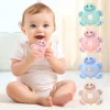 Safe Cute Animal BPA-Free Food Grade Silicone Teething Chew Toys Infants Soft Sensory Soother Toddler Gum Relief Eco-friendly import placeholder for 14748307
