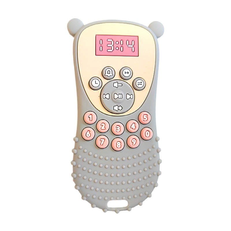 2025 new style bpa free soft silicone baby teethers baby remote teether