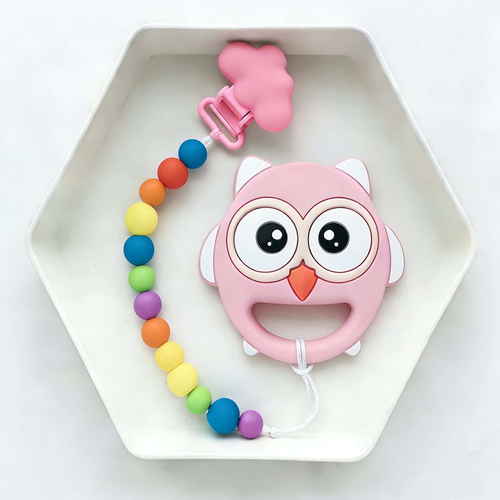 hot selling owl shape silicone teether food grade, ce & cpc certified, diy baby teething toy for 0 4 year olds hot selling owl shape silicone teether food grade, ce & cpc certified, diy baby teething toy for 0 4 year olds