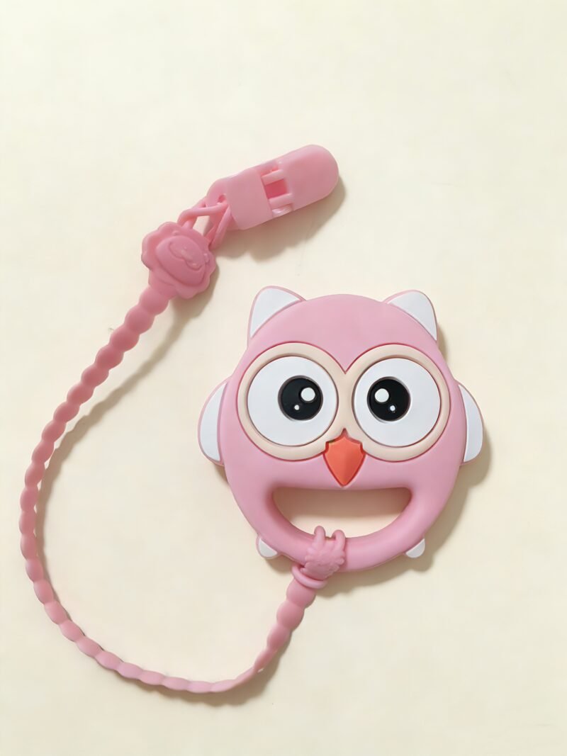 hot selling owl shape silicone teether food grade, ce & cpc certified, diy baby teething toy for 0 4 year olds hot selling owl shape silicone teether food grade, ce & cpc certified, diy baby teething toy for 0 4 year olds