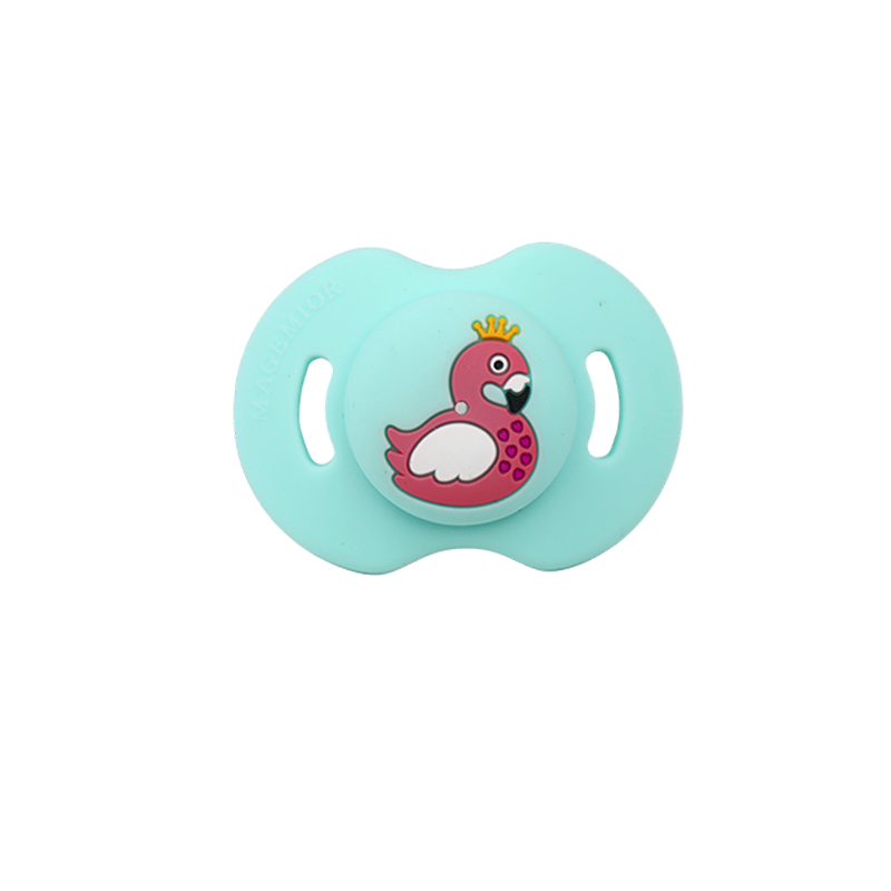 custom eco friendly flamingo printed silicone pacifier for babies 4 colors direct factory supply moq 10pcs custom eco friendly flamingo printed silicone pacifier for babies 4 colors direct factory supply moq 10pcs