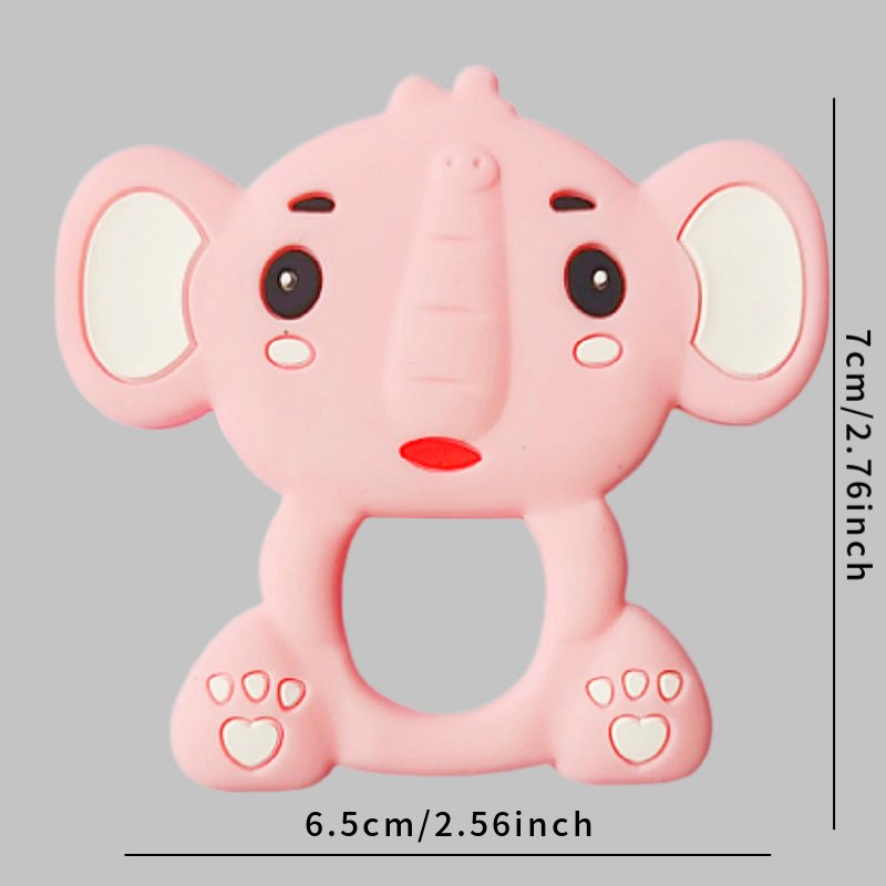 3 in 1 elephant teether safe chewing, sensory & gum relief | food grade silicone | easy grip for infants 3 in 1 elephant teether safe chewing, sensory & gum relief | food grade silicone | easy grip for infants