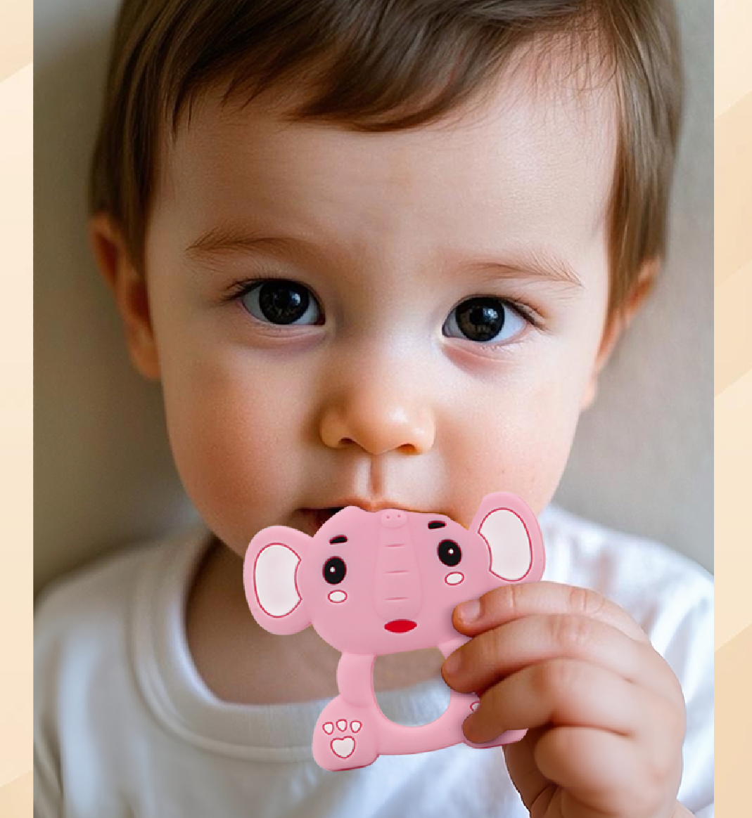 baby teether toys for infants 3 in 1 silicone elephant chew toy for teething relief, sensory stimulation & easy grip bpa free baby teether toys for infants 3 in 1 silicone elephant chew toy for teething relief, sensory stimulation & easy grip bpa free