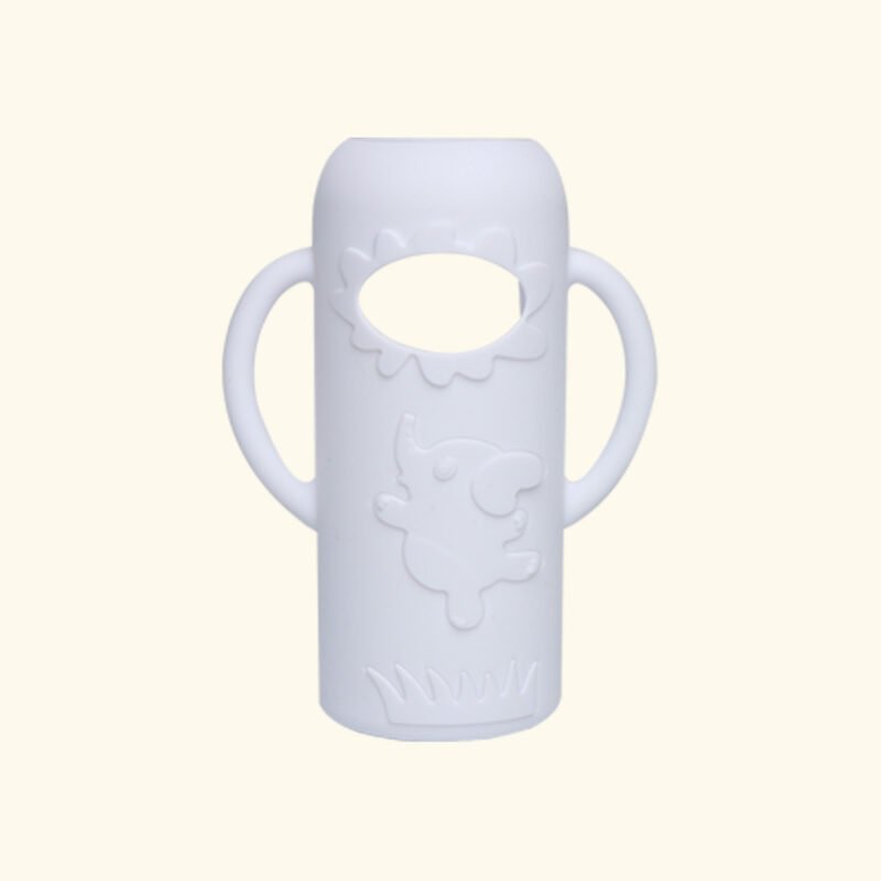 custom oem bpa free silicone sleeve protective animal pattern cover for dr. brown