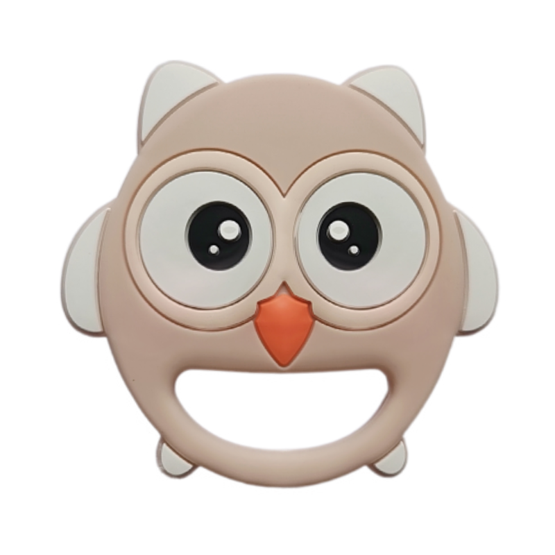 owl baby teether silicone toy cpc/ce certified, 4 colors, factory direct, fast shipping & custom support owl baby teether silicone toy cpc/ce certified, 4 colors, factory direct, fast shipping & custom support